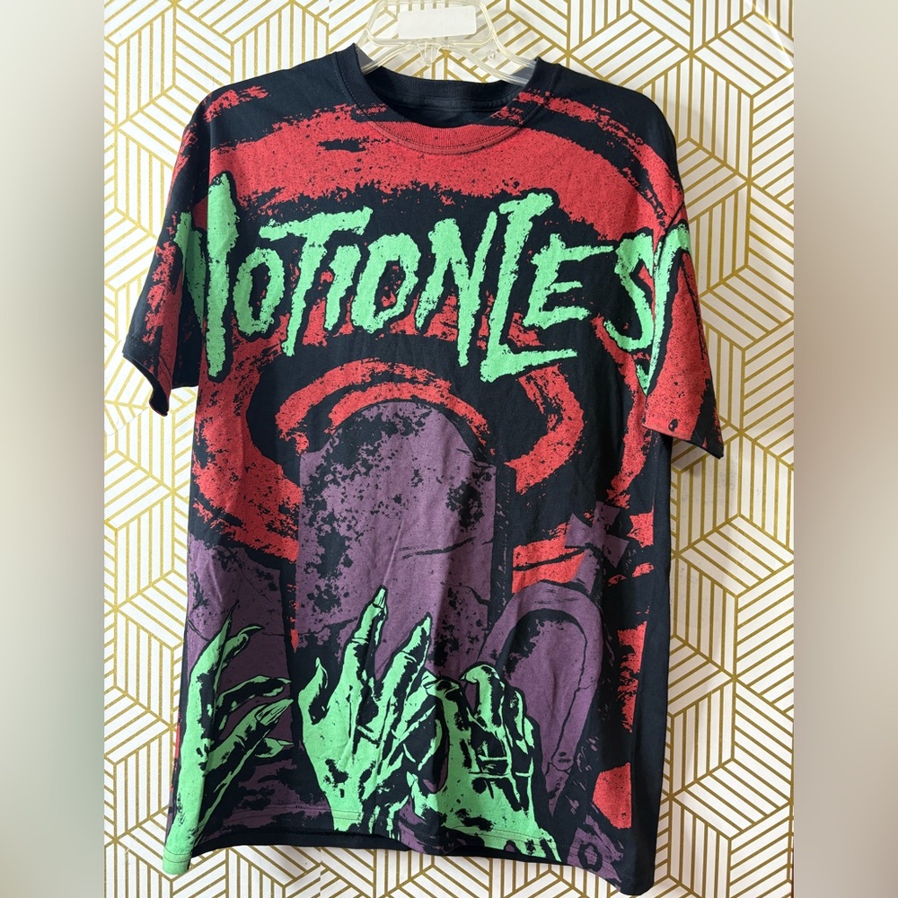 Motionless band Graphic Tee shirt medium